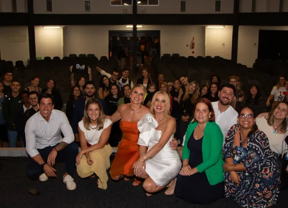 Palestra na inauguração da Bull Univali